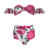 Nur Karaata Women's Pink / Purple Marigold Bikini Set In Pink/purple