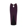 Nur Karaata Women's Pink / Purple Moon Sparkle Purple Skirt In Pink/purple