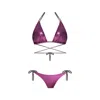 Nur Karaata Women's Pink / Purple Nikki Pink Bikini Set In Pink/purple