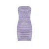 Nur Karaata Women's Pink / Purple One & Only Mini Dress In Pink/purple