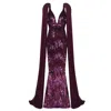 Nur Karaata Women's Pink / Purple Peridot Purple Dress In Pink/purple