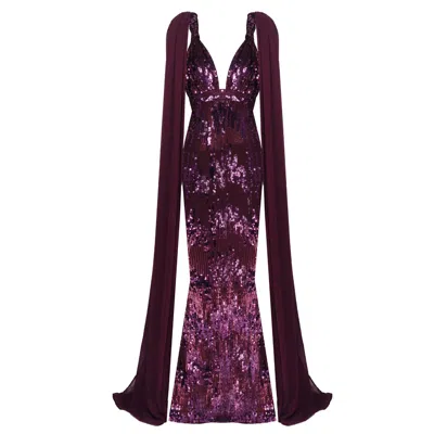 Nur Karaata Women's Pink / Purple Peridot Purple Dress In Pink/purple
