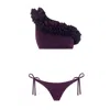 Nur Karaata Women's Pink / Purple Sun Alexis Purple Bikini Set