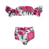 Nur Karaata Women's Pink / Purple / White Poppy Bikini Set In Pink/purple/white