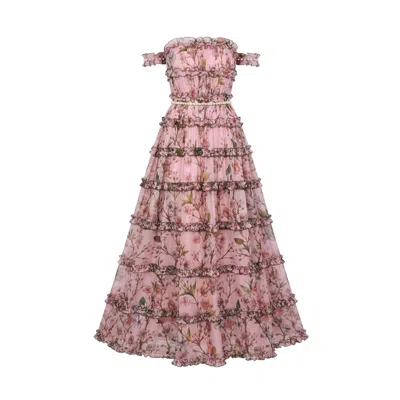 Nur Karaata Women's Pink Sea Mist Dress