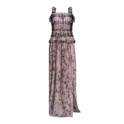 Nur Karaata Women's Pink Seafoam Serenade Beachdress In Purple