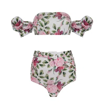 Nur Karaata Women's Poppy Rose Bikini Set