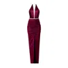 Nur Karaata Women's Pink / Purple Charlotte Dress In Red