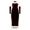 Nur Karaata Women's Red Empire Of Grace Dress In Red