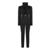 Nur Karaata Women's Sankt Moritz Black Skisuit In Black