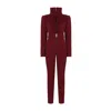 Nur Karaata Women's Sankt Moritz Red Skisuit In Red