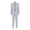 Nur Karaata Women's Sankt Moritz White Skisuit In White