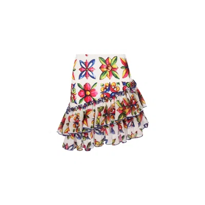 Nur Karaata Women's Sicilia Tigra Skirt In Multi