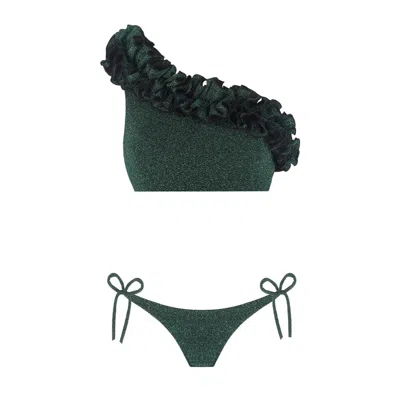 Nur Karaata Women's Sun Alexis Green Bikini Set