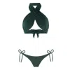 Nur Karaata Women's Sun Sparkle Green - Bikini Set