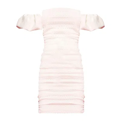 Nur Karaata Women's White Bernadette Dress