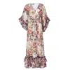 Nur Karaata Women's White Joali Bianca Kaftan In White