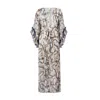 Nur Karaata Women's White Joali Tropezienne Kaftan In White