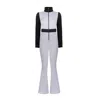 Nur Karaata Women's White Sun Valley Skisuit In White