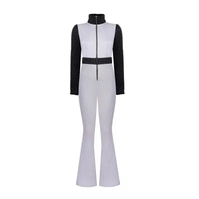 Nur Karaata Women's White Sun Valley Skisuit