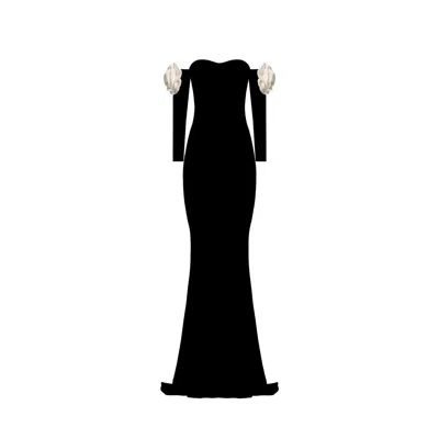 Nur Karaata Women's Windsor Black Gown