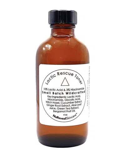 Nureveal Skincare Nurevealskincare Unisex 4oz Lactic Rescue Toner - Resurface And Exfoliate