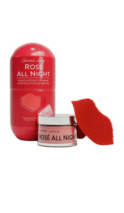 Nurse Jamie Rose All Night Lip Mask & Exfoliating Lip Brush In N,a