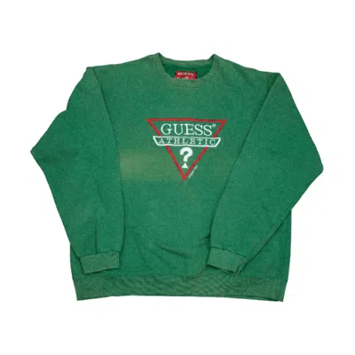 Maison Des Nus Women's Green Vintage Guess Sport Crewneck