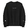 Maison Des Nus Women's On The List Sweatshirt – Black Unisex Crewneck In Black