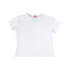 Maison Des Nus Women's White The Evil Eye Rib Tee In White