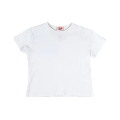 Maison Des Nus Women's White The Evil Eye Rib Tee