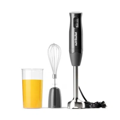 Nutribullet Lite Immersion Blender Dark Gray In Black