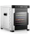 Nutrichef 10 Shelf Food Dehydrator In Black