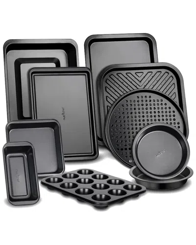 Nutrichef 10pc Baking Set In Grey