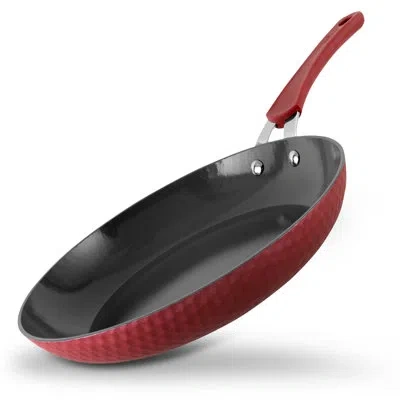 Nutrichef 11'' Large Fry Pan - Non-stick High-qualified Kitchen Cookware, (works With Model: Nccw11rdd) In Black;red