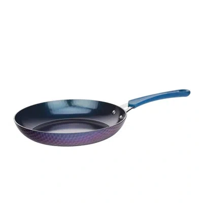 Nutrichef 11" Non Stick Alumimum Frying Pan In Blue Diamond