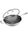 Nutrichef 12in Wok In Silver