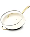 Nutrichef 14in Frypan With Help Handle In Multi