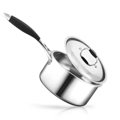 Nutrichef 1.5 Qt. Stainless Steel Saucepan With Lid