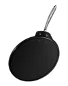 Nutrichef 30cm Round Non Stick Griddle In Black