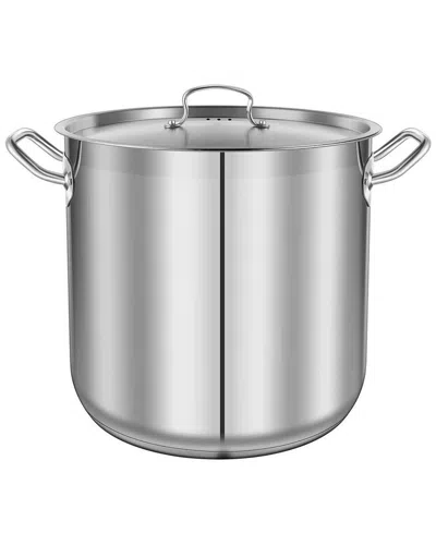 Nutrichef 35qt Stockpot In Metallic