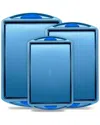 Nutrichef 3pc Bakeware Set In Blue