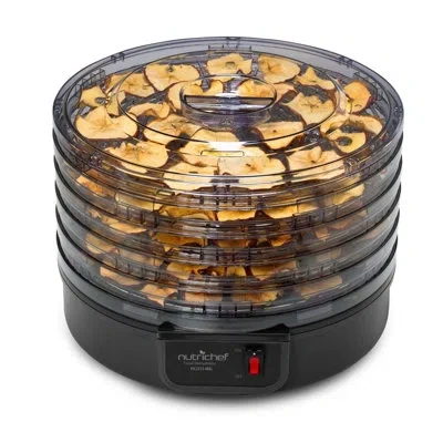 Nutrichef 5 Tray Electric Food Dehydrator In Black