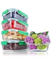 Nutrichef 5pc Glass Food Storage Containers Set