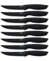 Nutrichef 8pc Steak Knife Set In Black