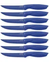 Nutrichef 8pc Steak Knife Set In Blue