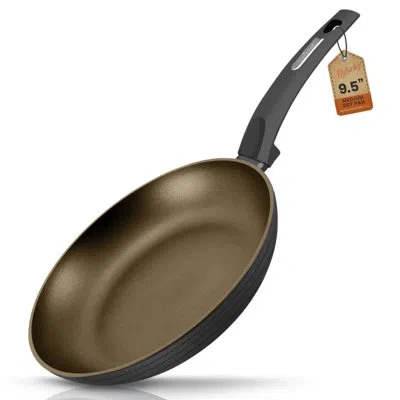 Nutrichef 9.45 In. Non Stick Aluminum Frying Pan In Black