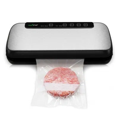 Nutrichef Automatic Vacuum Sealer System In White;black