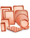 Nutrichef Bakeware Set In Orange