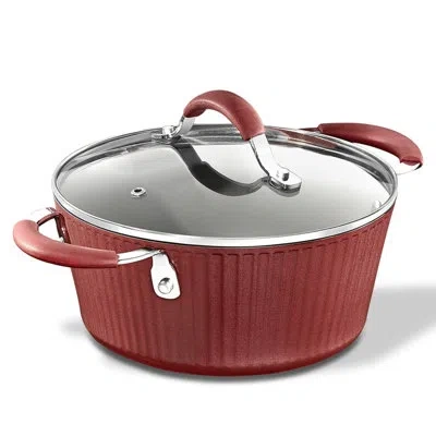 Nutrichef Cooking Pot With Lid-non-stick High-qualified Kitchen Cookware, 2.1 Quart (works With Model: Nccw11r In Red